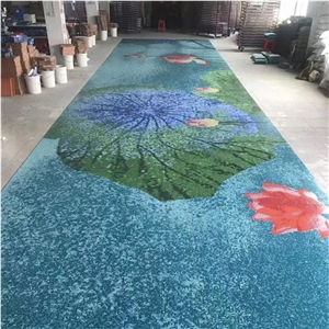 New Style Beautiful Peacock Mosaic Pattern Wall Art Design