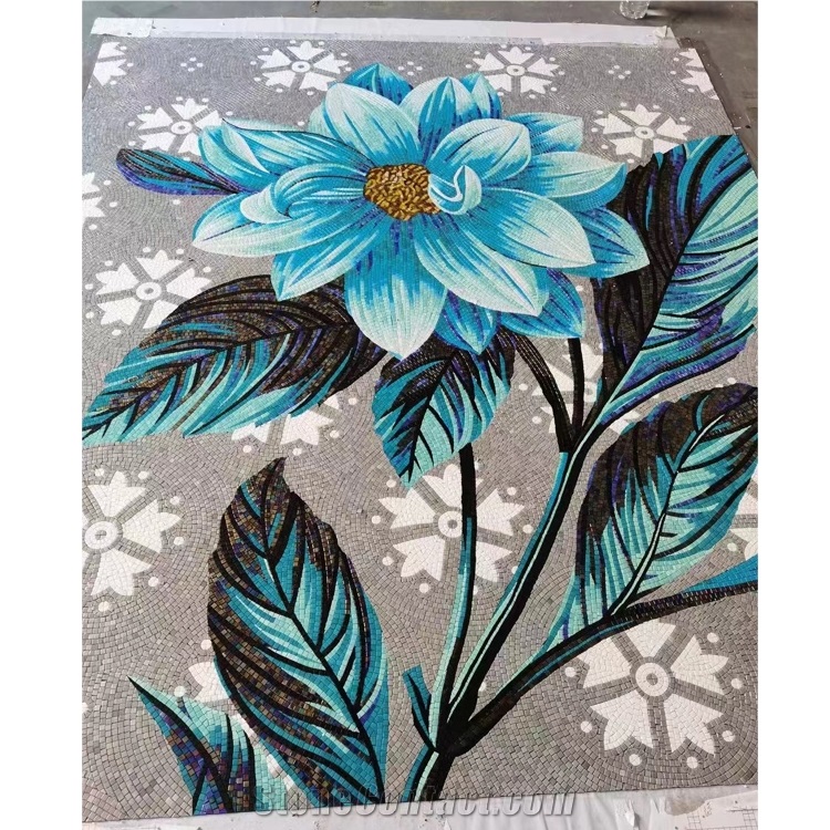 New Style Beautiful Peacock Mosaic Pattern Wall Art Design