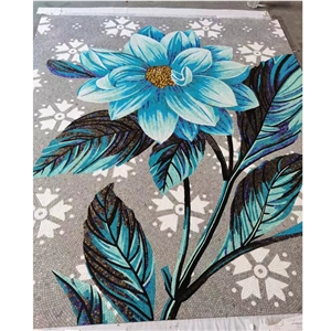 New Style Beautiful Peacock Mosaic Pattern Wall Art Design