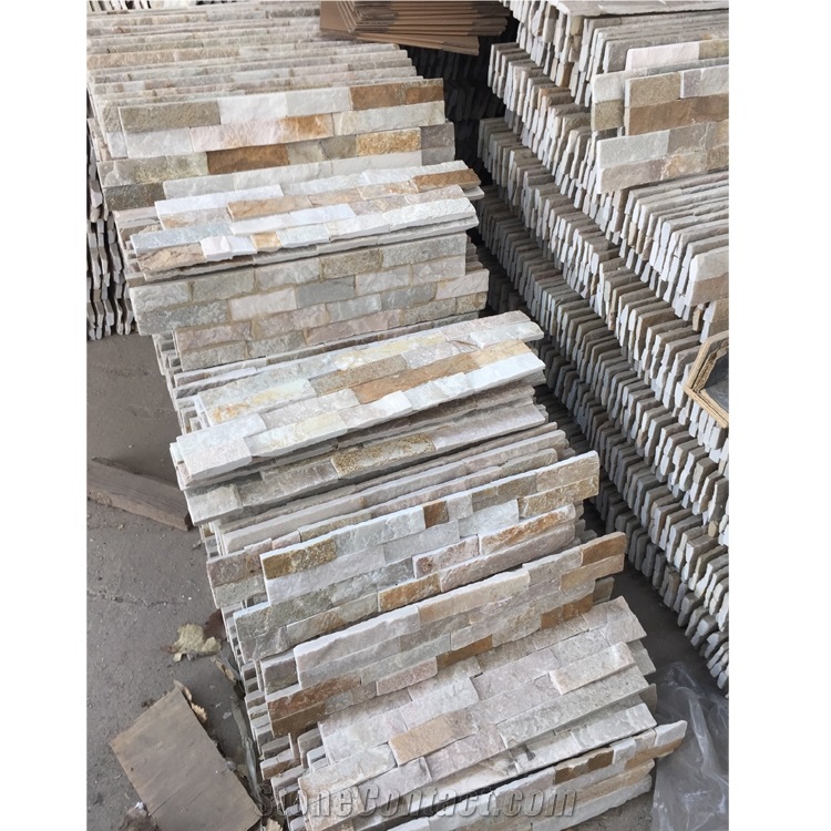 Po14 Yellow Slate Wall Cladding Panels Factory Price