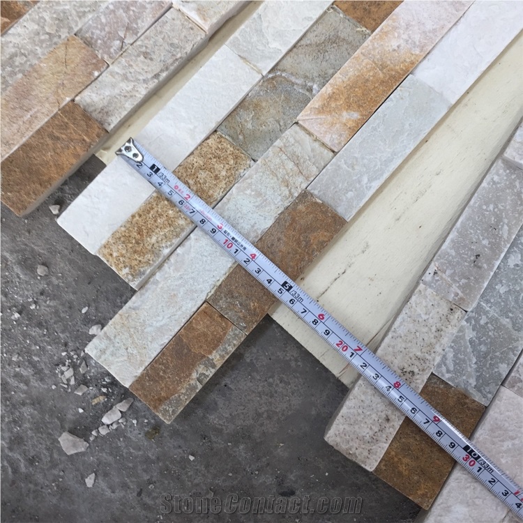 Po14 Yellow Slate Wall Cladding Panels Factory Price