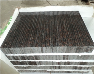 Polished Indian Tan Brown Granite Slabs And Tiles