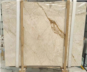 Polished Sugar Beige Marble Slabs & Tiles