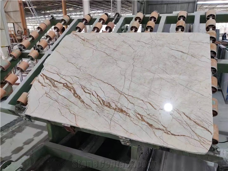 Polished Sugar Beige Marble Slabs & Tiles