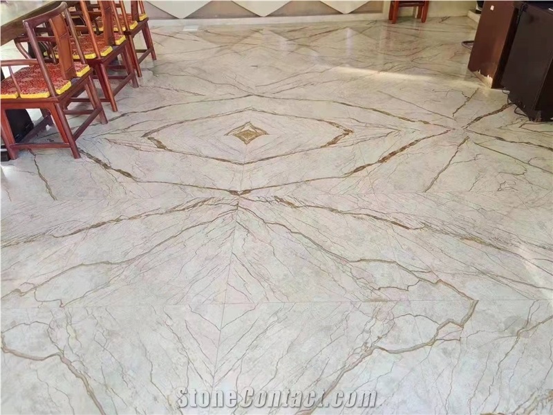 Polished Sugar Beige Marble Slabs & Tiles