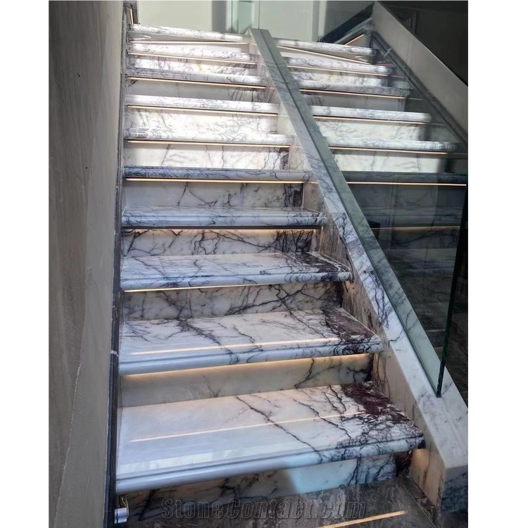 Popular Milas New York Marble Stair Tile For Building