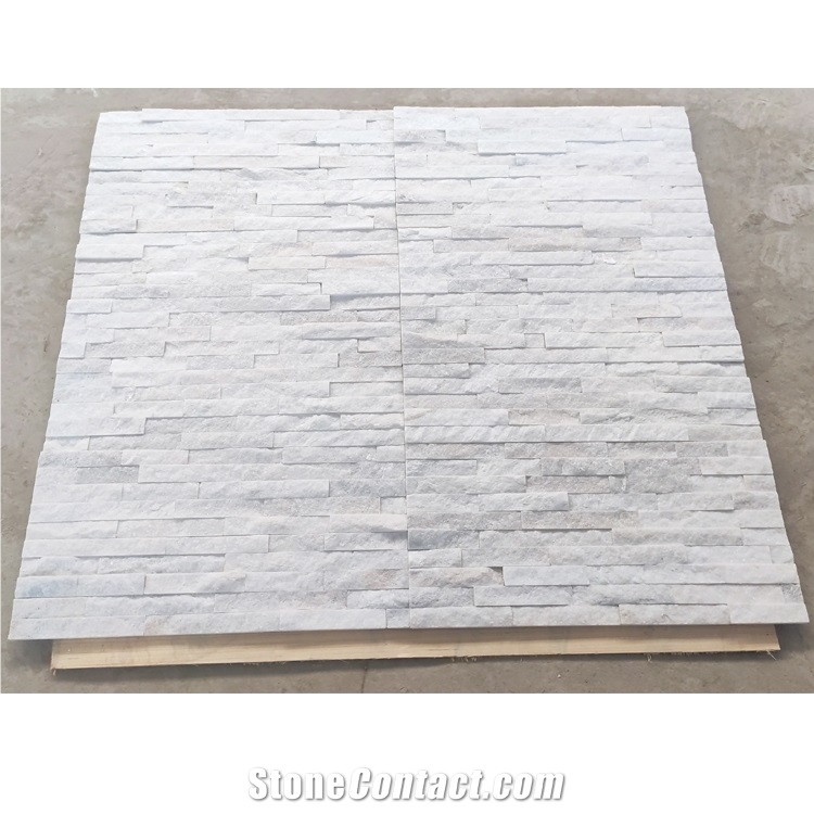 Pure White Quartzite Culture Stone Panel