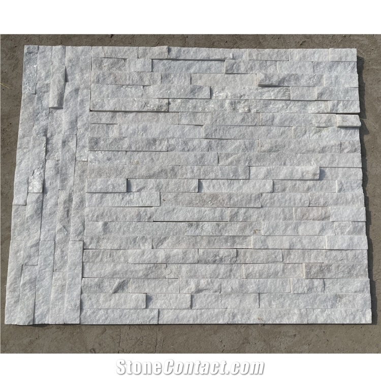 Pure White Quartzite Culture Stone Panel