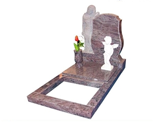 Red Granite Monument & Tombstone,Cross Tombstones