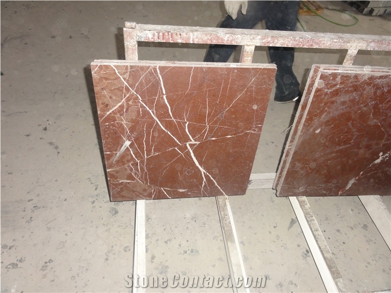 Rojo Coralito Marble Slabs & Tiles & Rosso Marble Tiles