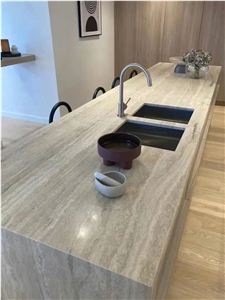 Roman Silver Travertine Flooring Tiles And Slabs
