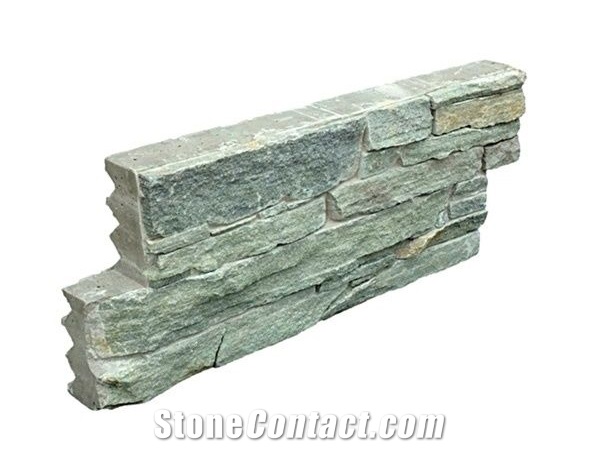 Rough P014 Yellow Natural Slate Stone Veneer Stacked Stone