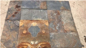 Rusty Slate Tiles For Exterior Flooring