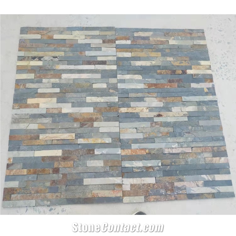 Slate 60*15  Rusty Culture Stone For Wall Decorative Panels