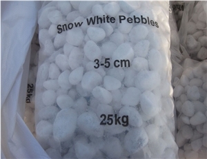 Snow White River Pebble Stone