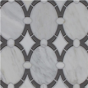 Thin Marble Mosaic Tiles,Multicolor Marble Mosaic Wall Tiles
