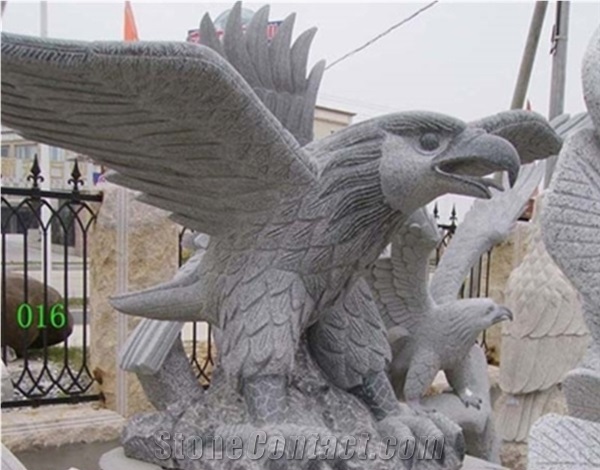 Vivid Eagle Granite Statue,Animal Sculpture Staue