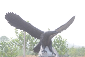 Vivid Eagle Granite Statue,Animal Sculpture Staue