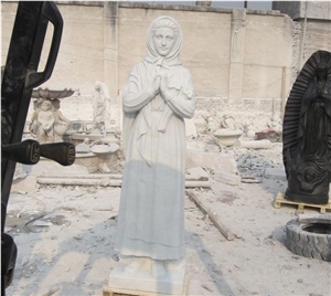 Western Style Beauty Cheap White Marble Sculptures