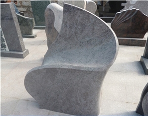 White Angel Marble With Letter Carved Monuments