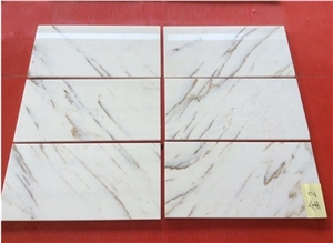 White Jade Marble With Wave Grains Tiles & Slabs