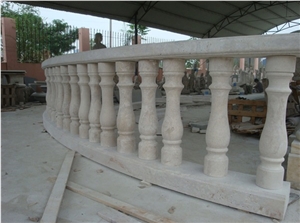 White Marble Balustrade,Railings And Handrails