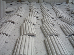 White Marble Column,Interior Polished Carved Pillars