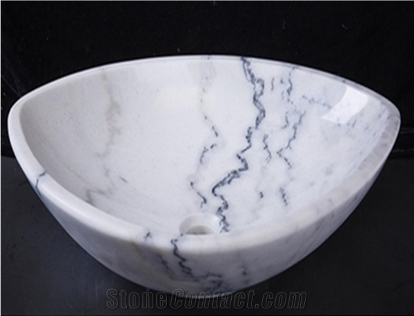 Wholesale White Onyx Round Basin And Sinks