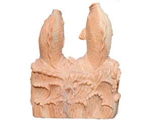 Yellow Limestone Human Statue Fountains & Water Features