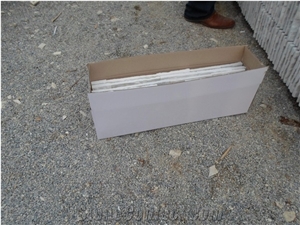 Z-Shaped Pure White Quartzite Stacked Stone Veneer