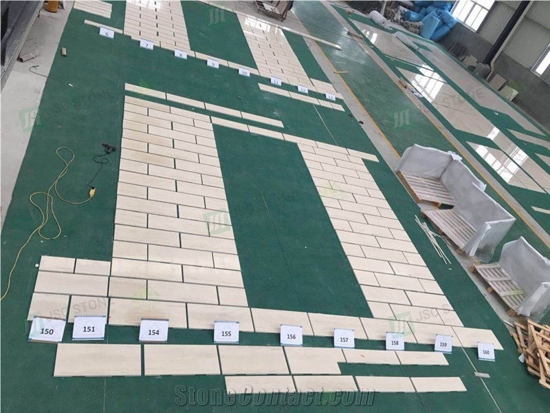 Exterior Facade Moca Cream Limstone Tile Wall Cladding