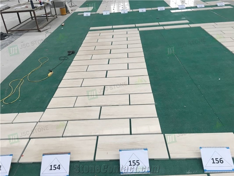 Exterior Facade Moca Cream Limstone Tile Wall Cladding