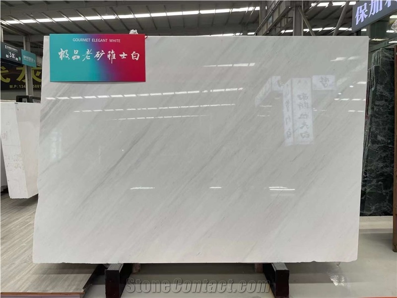 Grade A Old Quarry Ariston Super White Marble Slabs & Tiles