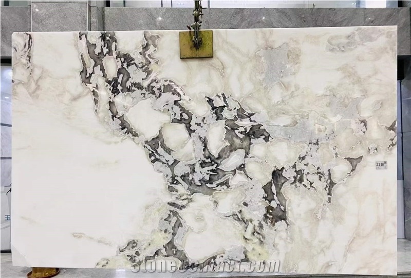 Picasso White Marble Slabs For Interior Walling And Flooring