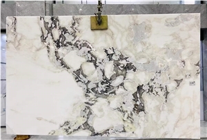 Picasso White Marble Slabs For Interior Walling And Flooring