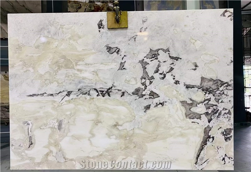 Picasso White Marble Slabs For Interior Walling And Flooring