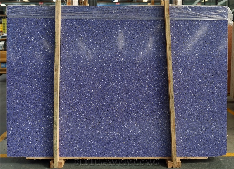 Artificial Seamless Green Tile Multi Color Terrazzo Slab