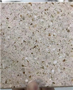 Precast Matt Polish Outdoor Indoor Cement Tile Terrazzo Slab