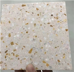 Precast Matt Polish Outdoor Indoor Cement Tile Terrazzo Slab