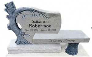 G633 Granite Tree Headstone From Factory