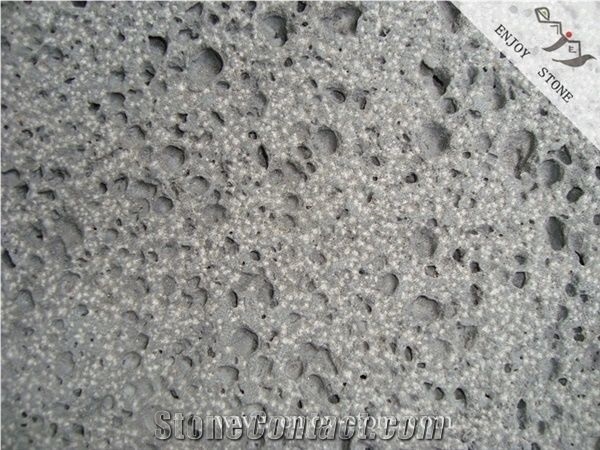 Bush Hammered China Hainan Lava Stone Wall Tiles