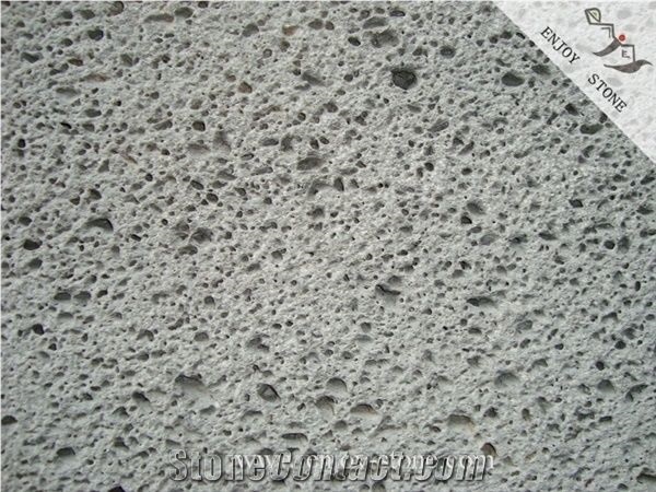Bush Hammered China Hainan Lava Stone Wall Tiles
