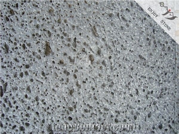 Bush Hammered China Hainan Lava Stone Wall Tiles