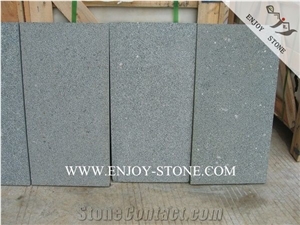 Bush Hammered G612 Zhangpu Green Granite Tiles&Slabs
