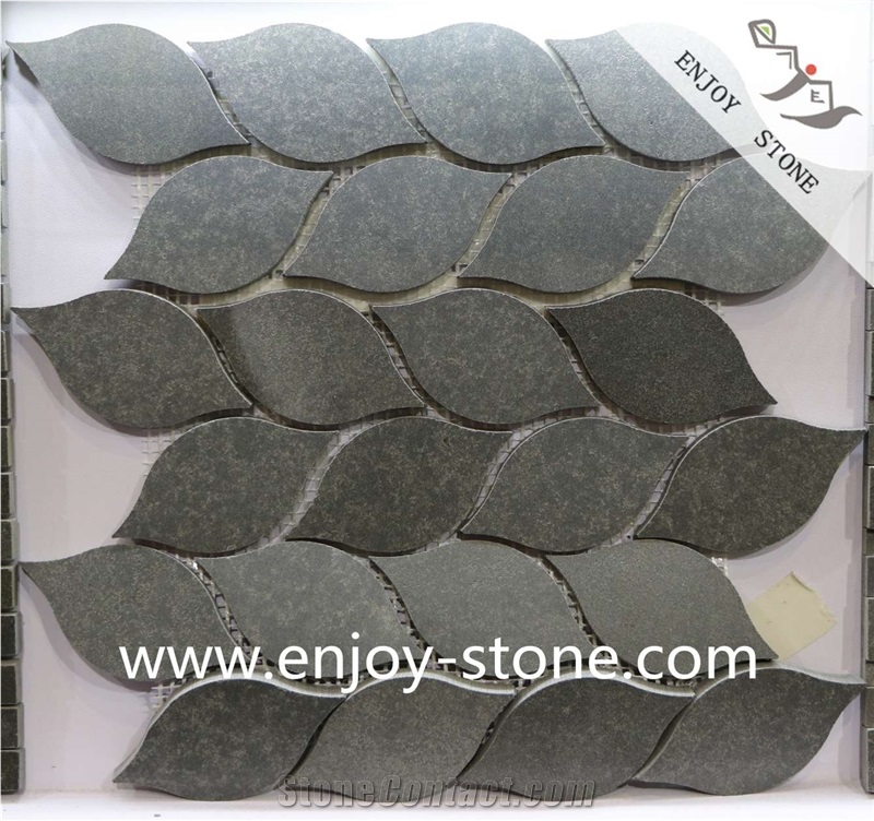 China Grey Basalt Mosaic/Honed/Mosaic Pattern/Mosaic Tiles