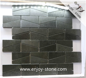 China Grey Basalt Mosaic/Honed/Mosaic Pattern/Mosaic Tiles
