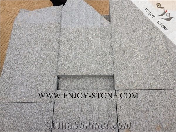 Chiseled G612 Oliver Green Granite/Zhangpu Green Tiles&Slabs