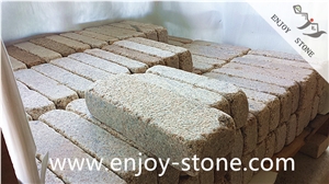 G682 Rustic Yellow Granite/Tumbled Paving Stone/Floor Paving