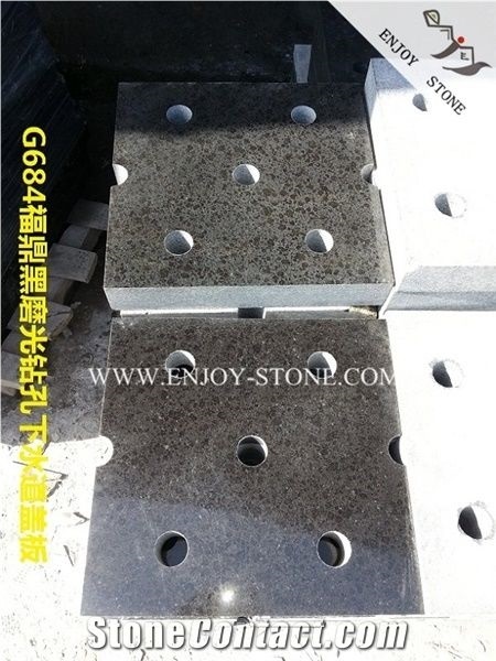 G684 Black Pearl Basalt Tile/ Roadside Paver
