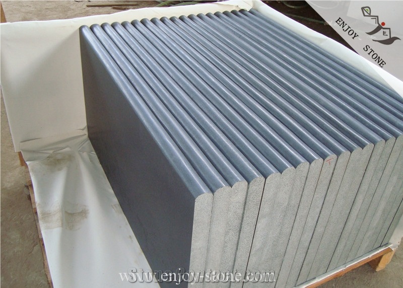 Hainan Black Basalt Pool Coping/Honed/Bullnose/Tiles/Slabs